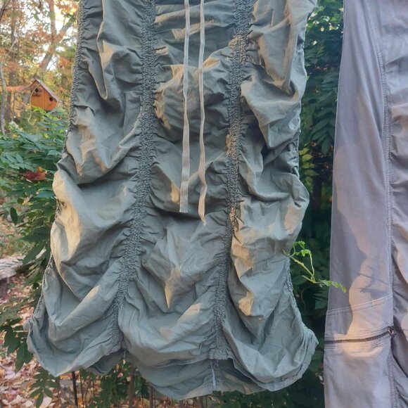 A lot of three cotton XCVI ruched dresses plus ankle length skirt - M/L - Picture 5 of 9